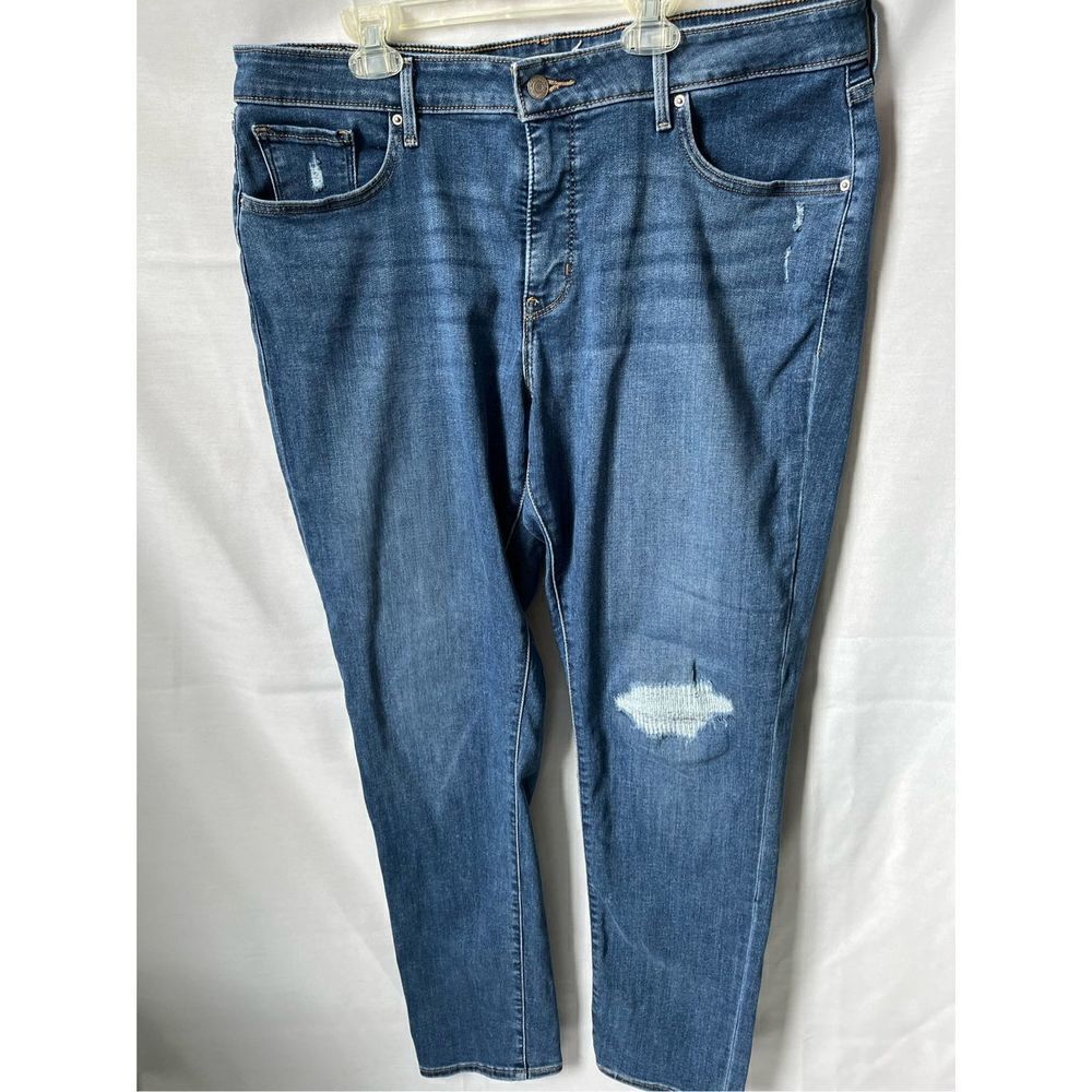 Levi’s 311 Shaping Skinny Jeans Distressed Stretch Mid Rise Size 20W